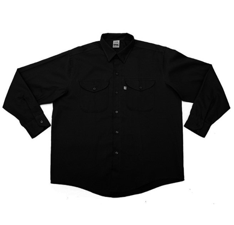 Camisa 100% algodón negra